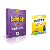 Paraf Yayınları 6.Sınıf Kontak Fen Bilimleri Deneme &  6.Sınıf Türkçe Soru Kitabı
