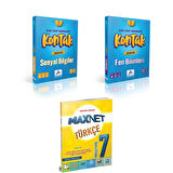 Paraf Yayınları 7.sınıf Kontak Sosyal Bil. Fen Bil. Denemeleri &  7.sınıf Türkçe Soru Kitabı