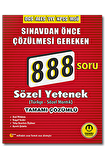 DGS ALES 888 Sözel Yetenek Video Çözümlü Soru Bankası