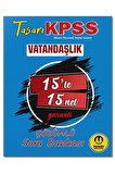 KPSS Vatandaşlık 15' te 15 Net Soru Bankası