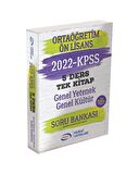 Ortaöğretim-Önlisans G.Yetenek G.Kültür 5 Ders Tek Kitap Soru Bankası