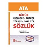 Ata İngilizce - Türkçe, Türkçe - İngilizce Sözlük (Sert Kapak)