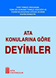 Konularına Göre Deyimler