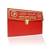 Kuranı Kerim Rahle Boy Çantalı - Kayiszade Hafiz Osman Hatti - Seda Yayınları