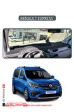 Renault Express Torpido Koruma  Halısı -  Gri Kenar