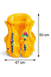 Şişme Can Yeleği Deniz Yeleği Şişme Cankurtaran Yelek Life Vest Yakalı Can Yeleği Emniyet 50x47 cm.
