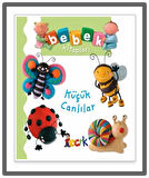 Bıcırık - Bebek Kitapları Küçük Canlılar ve Kalın Yapraklı Eğitici Kitap - 2 Kitap