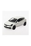 Metal Model Araba Oyuncak 1:36 Ölçek Diecast Renault Clio Rs -Beyaz