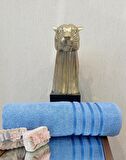 NİVEMESHOME POLOLİFE MAVİ BANYO HAVLUSU