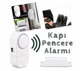  Kapı ve Pencere Manyetik Alarm 90DB Yüksek Sesli Güvenlik Uyarı Cihazı Pilli Kolay Montajlı Hırsız Alarm Sensörü Ev Ofis Balkon Çekmece Dolap Için Kapı Açılınca Çalan Alarm