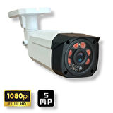2 Kameralı Set - Hareket Algilayan 1080P Gece Görüşlü 5MP Sony Lens Güvenlik Kamerasi Seti 7808