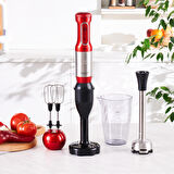 Karaca Mastermaid Prosteel Hand Blender Imperial Red Inox 1500 W