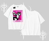 Oversize Tshirt Heroic Anime Girl Japon Stil Grafik Baskılı
