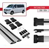 Volkswagen T5 Multivan 2003-2015 Arası ile Uyumlu FLY Model Ara Atkı Tavan Barı Gri 2 Adet