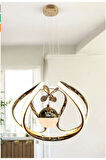 Lory Tek Toplu  Ledli Gold 3 Renk Ledli - Salon-oturma Odası- Hol - Led Avize Aydınlatma