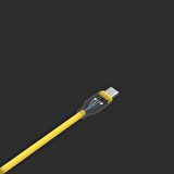 Sharge Phantom USB-C to USB-C 240W Ekstra Elastik Hızlı Şarj Kablosu - Sarı