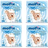 Molfix bebek bakım örtüsü 4 lü paket 40 adet 