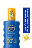Nivea Sun Spf 50 Koruma & Nem Nemlendirici Güneş Kremi Sprey 200 ml Plaj Çantası Set.nve.867