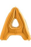 FOLYO BALON A HARF GOLD 102CM