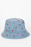 DeFacto Kız Çocuk Jean Bucket Şapka C0589A824SMBE106