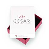 Zirkon Taşlı Pırlanta Montür Gümüş Rengi Kaplama Love Me Gümüş Küpe