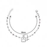 Zirkon Taşlı Pırlanta Montür Gümüş Rengi Altın Kaplama Labradorite Rosary Çocuk Adam Gümüş Bileklik
