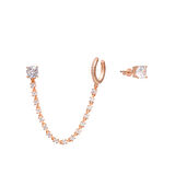 EMILIANO JEWELLERY 925 AYAR GÜMÜŞ TAŞLI KÜPE