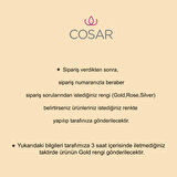 Y Harfi Kalpli Model Gold Rengi Kaplama 925 Ayar Gümüş Kolye