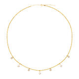 EMILIANO JEWELLERY 925 AYAR ZIRKON TAŞLI İNCİLİ KOLYE