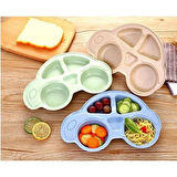 CELİK AVM® Bebekler İçin Araba Şeklinde Sevimli Mama Tabağı Çocuk Tabldot