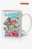 One Piece Tony Chopper Anime Temalı Beyaz Kupa Bardak Sevgiliye Arkadaşa Hediye