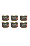 Schesir After Dark Parça Etli Tavuk ve Sığır Etli Kedi Konserve 80 Gr. X 6 Adet