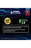 Redmi Note 14 Pro 5g Uyumlu Süper Hızlı Pd Type-C To Type-C ve 45W Şarj Seti MT-A1745