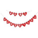 SENİ SEVİYORUM KALP BANNER KIRMIZI