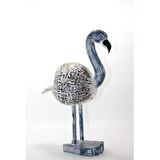 Ahşap Flamingo Figürü 