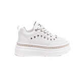 Yüksek Taban Taşlı Kadın Sneaker