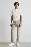DeFacto Yazlık Chino Kanvas Pantolon Slim Fit Dar Kesim Cepli Dar Paça T1055AZ24SPBG191
