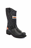 Black Hakiki Deri Erkek Bot & Bootie G1777005303