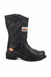Black Hakiki Deri Erkek Bot & Bootie G1777005303