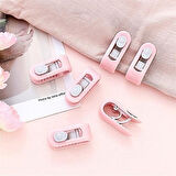 4 Adet İğnesiz Yorgan Çarşaf Perde Tutucu Sabitleyici Kaydırmaz Klips