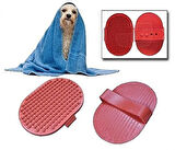 Ergonomik Masajlı Kedi Köpek Yıkama Fırçası, Evcil Hayvan Banyo ve Bakım Aparatı