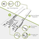 Bebek Çocuk Çekmece ve Dolap Güvenlik Kilidi Raylı Sistem