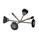 12 Parça Kalıpçı Taşlama ve Gravür Uçları Seti Tel Fırçalı