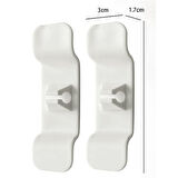 6'lı Yapışkanlı Kablo Toparlayıcı Klips (Mutfak Cihazları ve Tezgah Düzenleyici)