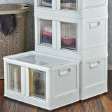 Tek Katlı Demonte Mutfak ve Banyo Düzenleyici Raf Beyaz (En: 48,5 cm Boy: 30 cm Yükseklik: 28,5 cm)