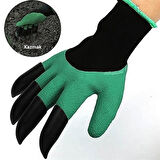 Toprak Kazma, Ekme ve Çapalama İçin Korumalı Bahçe Eldiveni – Pençeli ve Dayanıklı Tasarım