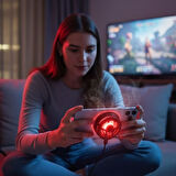 Manyetik Telefon ve Tablet Soğutucu Fan (Sessiz Çalışan Hızlı Isı Dağıtıcı Radyatör)