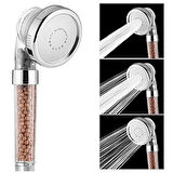 %50 Su Tasarruflu Arıtmalı Doğal Taşlı Banyo Duş Başlığı