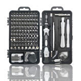 115 Parça Manyetik Hassas Tornavida Seti – Bilgisayar, Telefon ve Elektronik Onarım Aracı