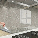 Mermer Desenli Kendinden Yapışkanlı Sticker Folyo Atina Grisi 60x500 cm